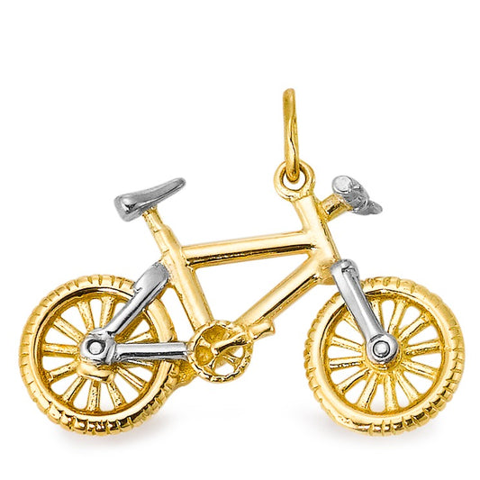 Ciondolo Oro giallo 750/18 carati Mountain bike