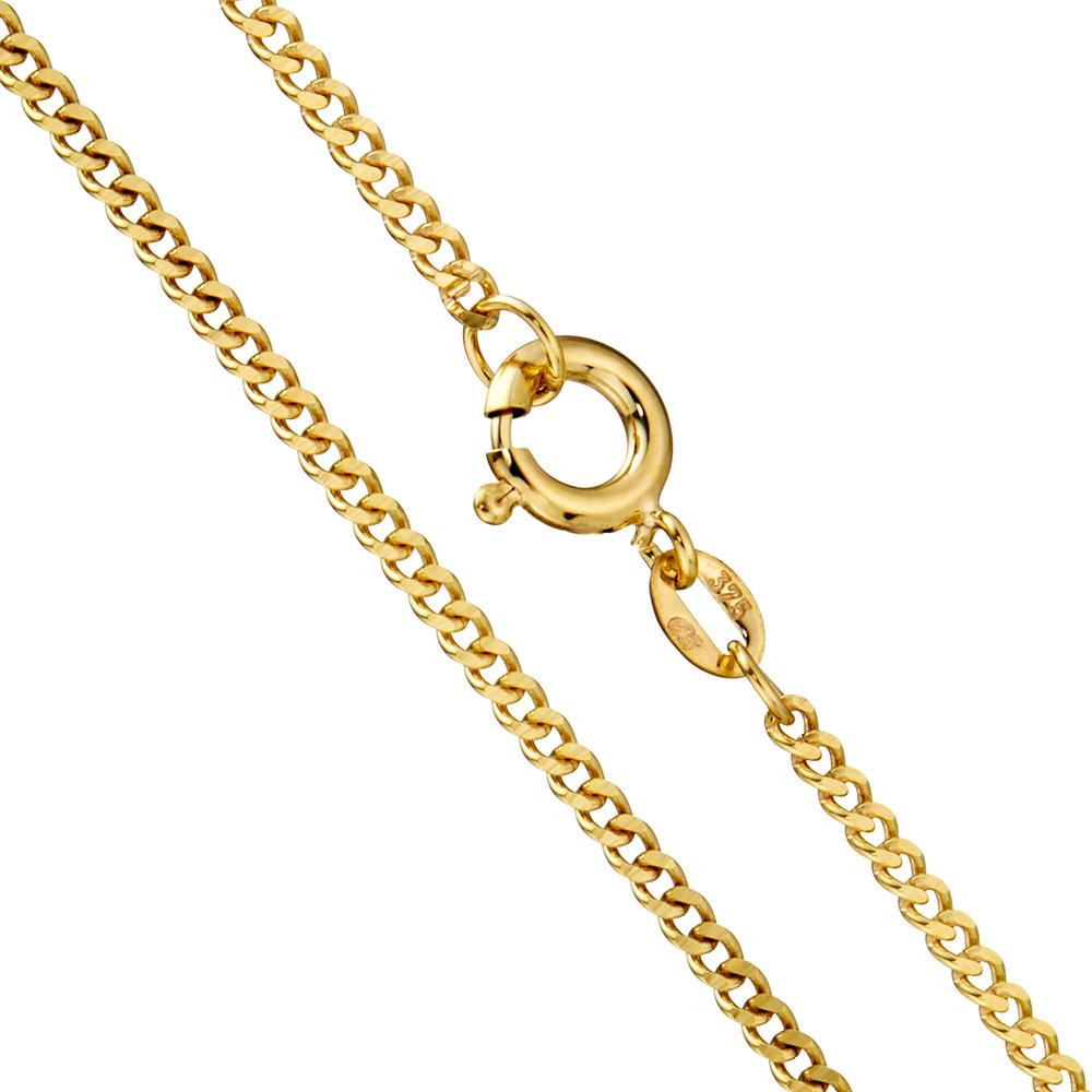 Curb-Necklace 18k Yellow Gold 60 cm