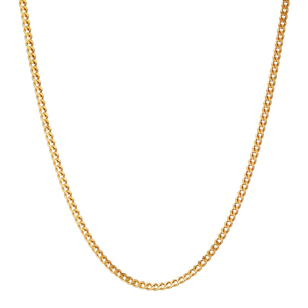 Curb-Necklace 18k Yellow Gold 36 cm