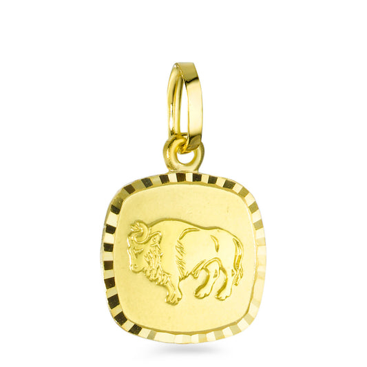 Ciondolo Oro giallo 375/9K Segno zodiacale Toro