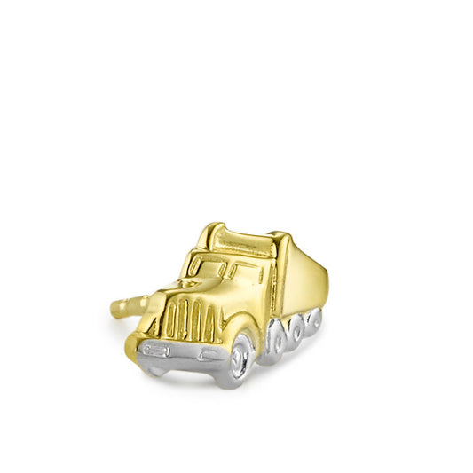 Orecchini a bottone 1 pz Oro giallo 750/18 carati Camion