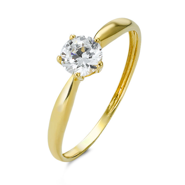 Fingerring 375/9 K Gelbgold Zirkonia