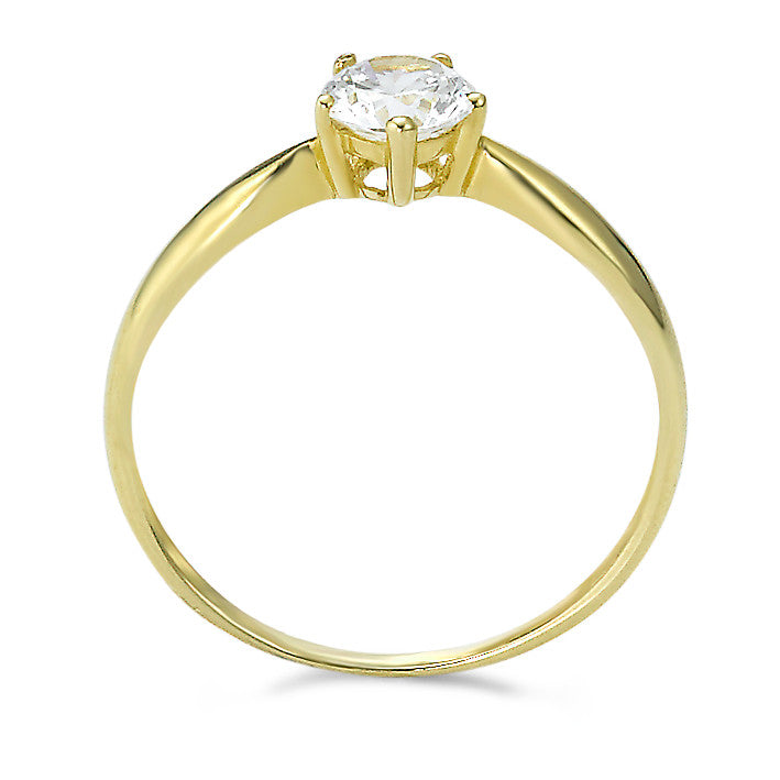 Fingerring 375/9 K Gelbgold Zirkonia