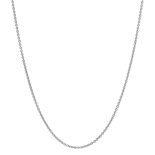 Anker-Halskette 750/18 K Weissgold