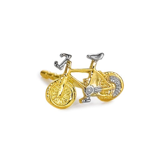 Pendientes 1ud Oro amarillo de 375/9K Bicicleta de montaña