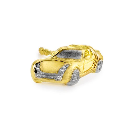 Orecchini a bottone 1 pz Oro giallo 750/18 carati Automobile