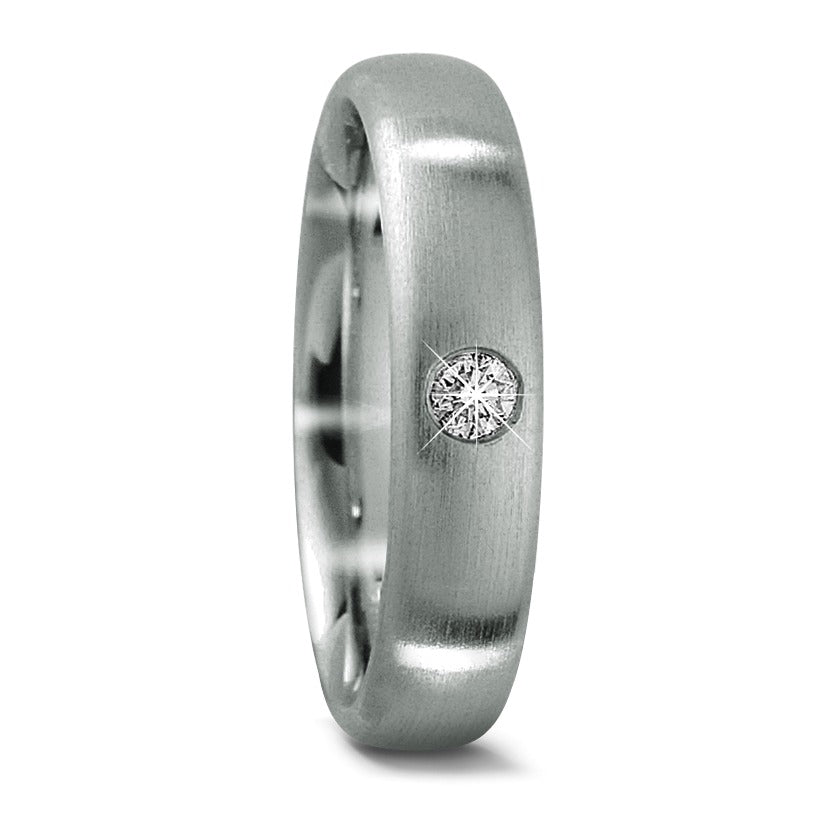 Partnerring 950 Platin Diamant 0.05 ct, tw-if