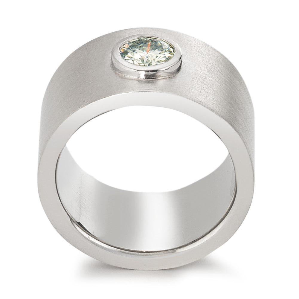 Fingerring 950 Platin Moissanite