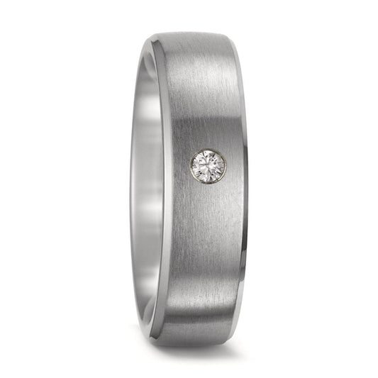 Partnerring Titan Diamant 0.03 ct, w-si