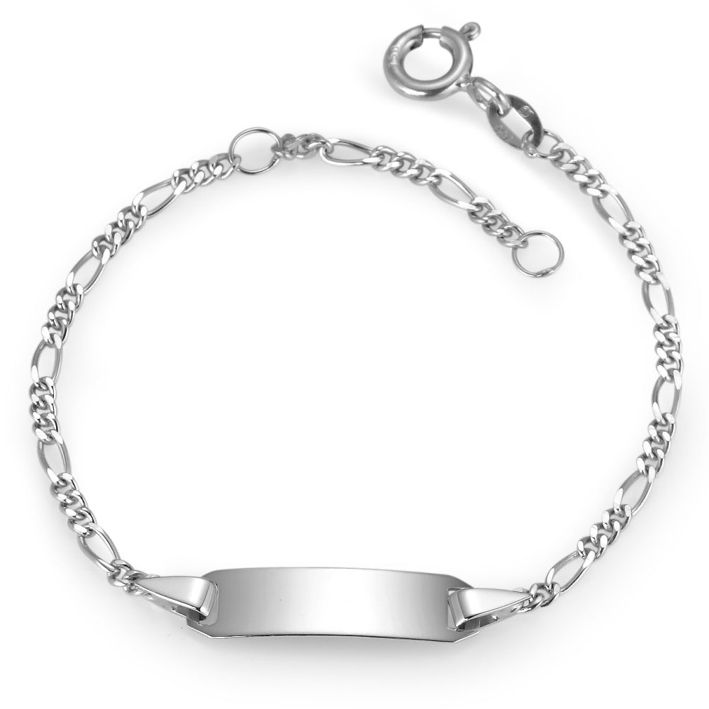 Engravable bracelet 18k White Gold 12-14 cm