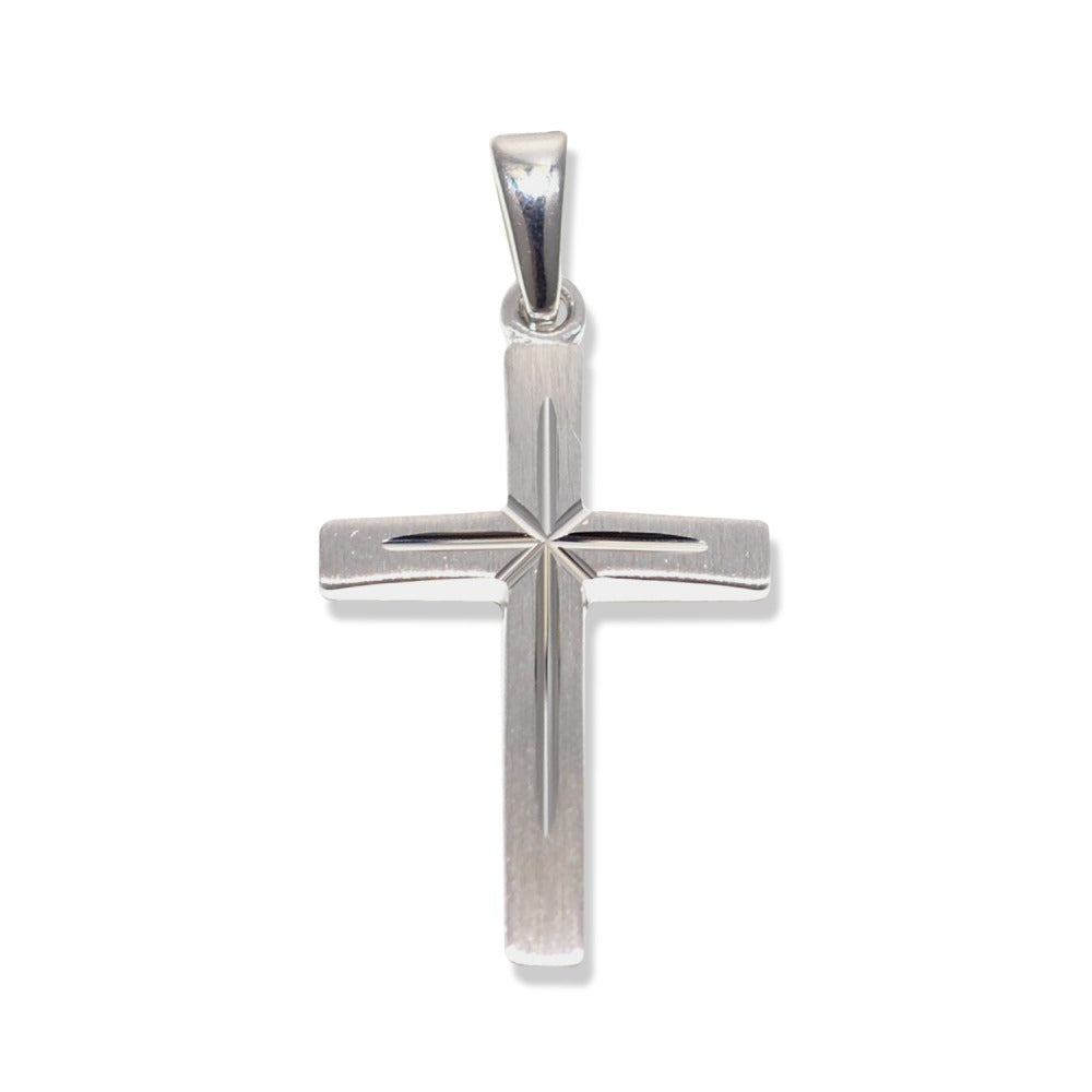 Pendant Silver Rhodium plated Cross