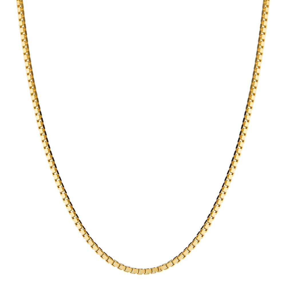 Venezianer diamantiert-Halskette 750/18 K Gelbgold