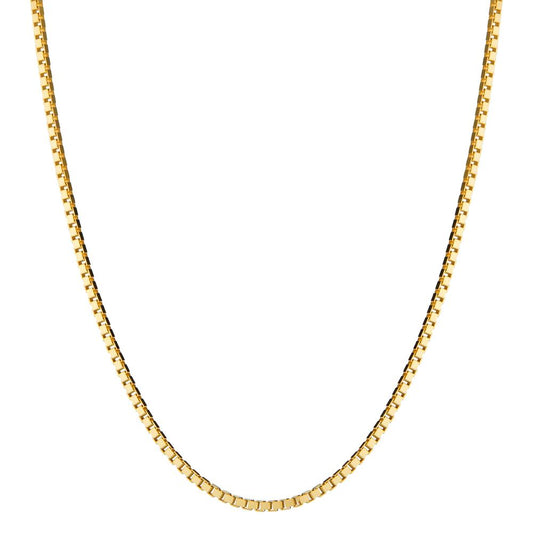 Venezianer diamantiert-Halskette 750/18 K Gelbgold