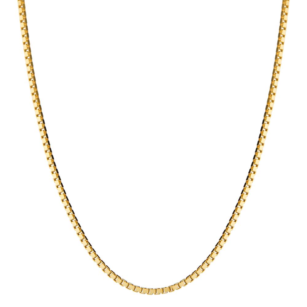 Venezianer diamantiert-Halskette 750/18 K Gelbgold  40 cm