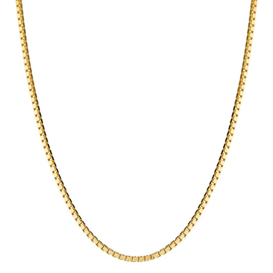 Venezianer diamantiert-Halskette 750/18 K Gelbgold  42 cm