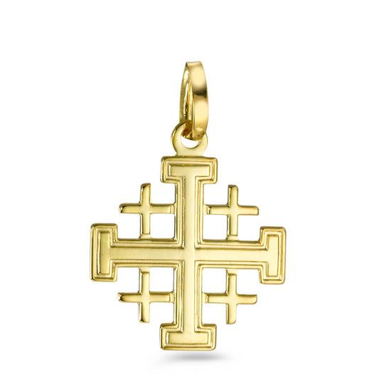 Anhänger 375/9 K Gelbgold Kreuz