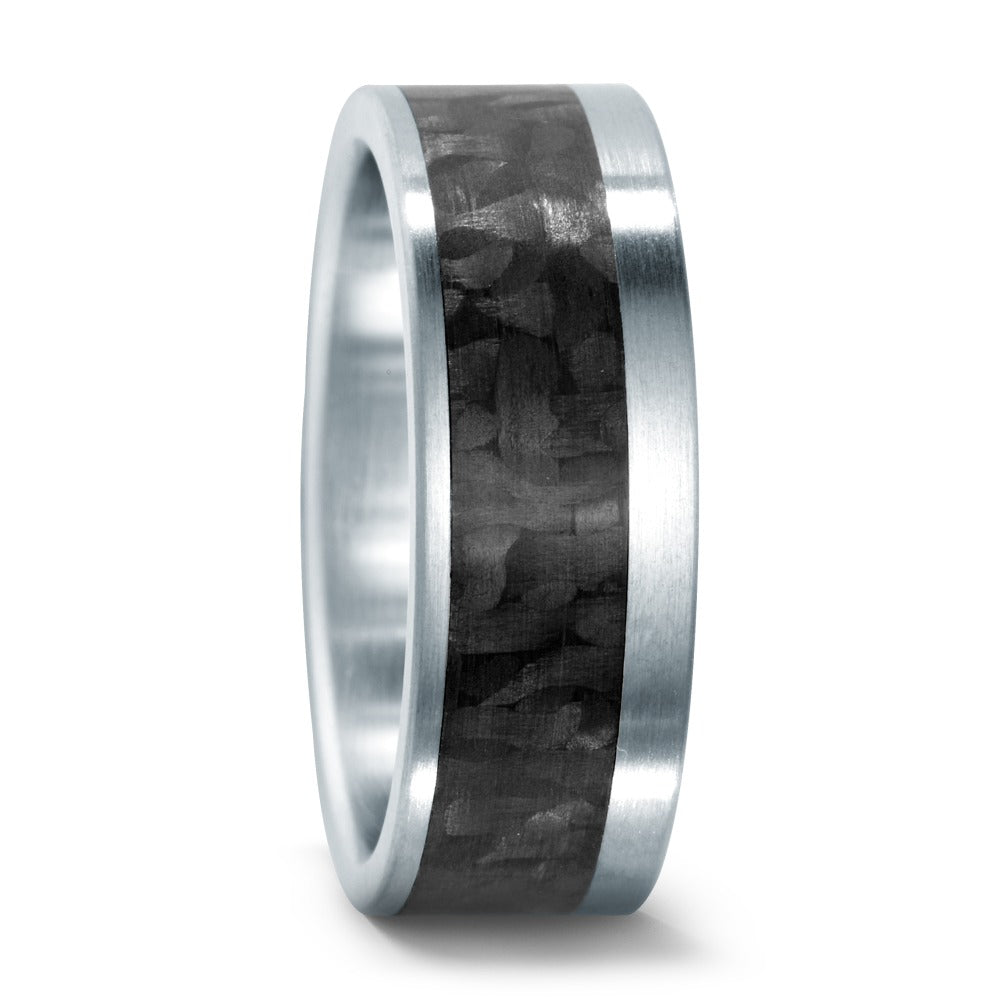 Partnerring Edelstahl, Carbon