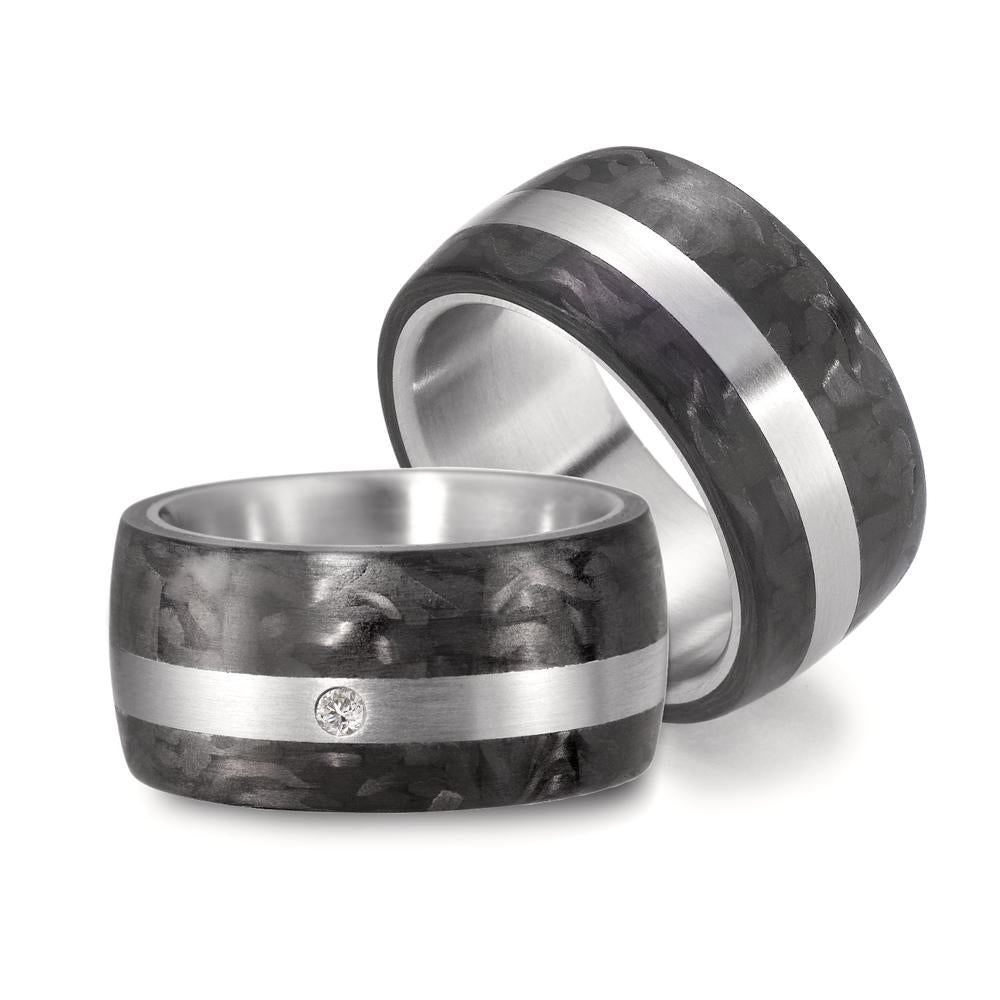 Bague Acier inoxydable, Carbone