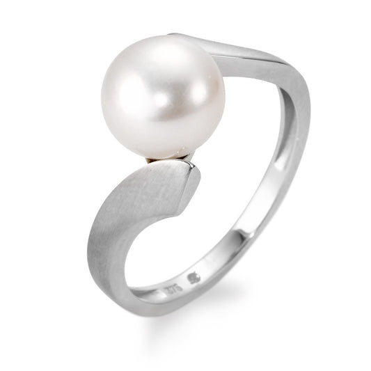 Ring 9k White Gold Freshwater pearl