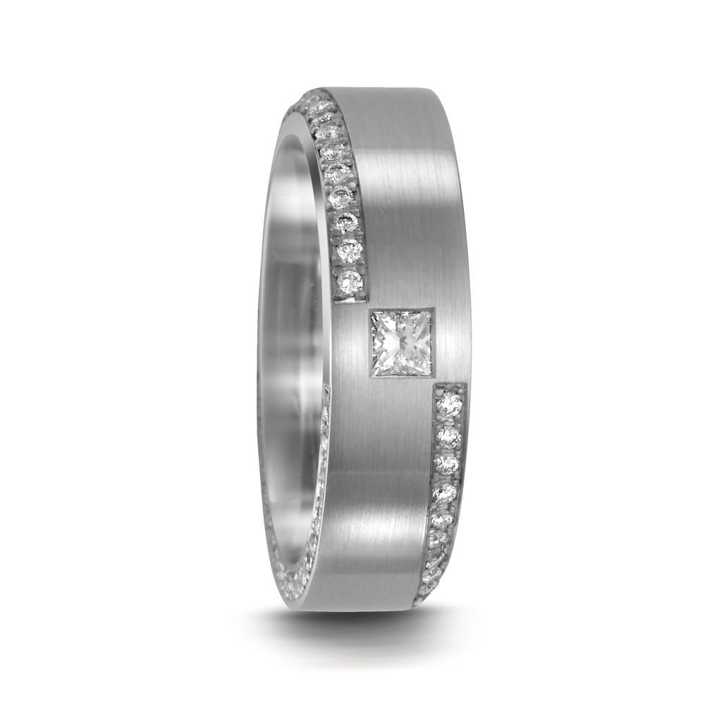 Ring Platinum 950 Diamond 0.575 ct, tw-vvsi