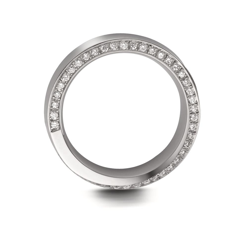 Ring Platinum 950 Diamond 0.575 ct, tw-vvsi