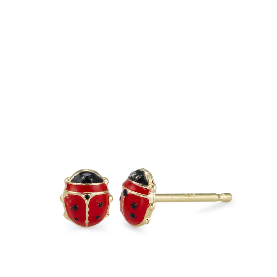 Clous d'oreilles Or jaune 9K Coccinelle