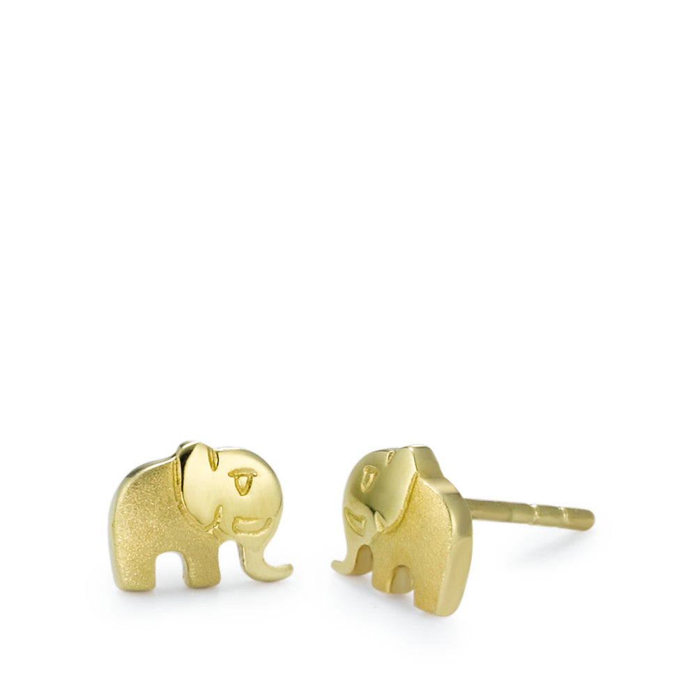 Ohrstecker 375/9 K Gelbgold Elefant