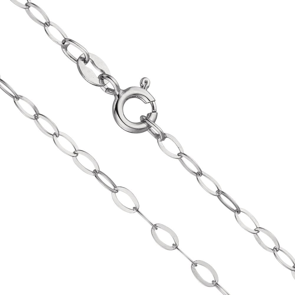 Necklace Silver Rhodium plated 60 cm