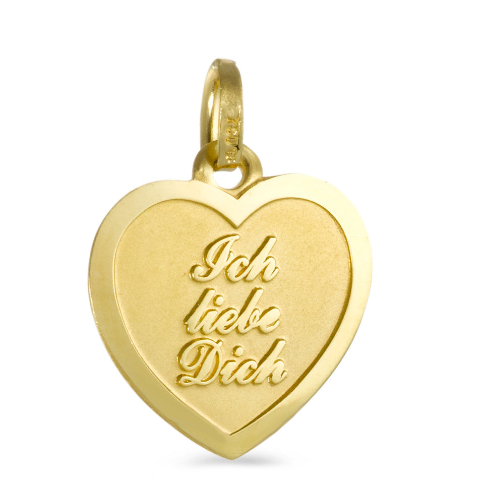 Pendentif Or jaune 18K Coeur