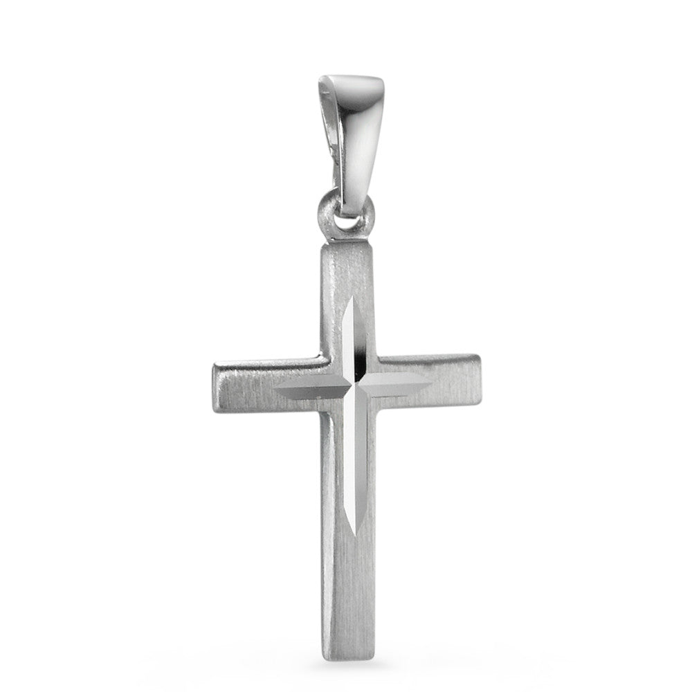 Pendant Silver Rhodium plated Cross