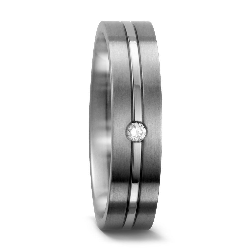 Partnerring Titan Diamant 0.03 ct, w-si