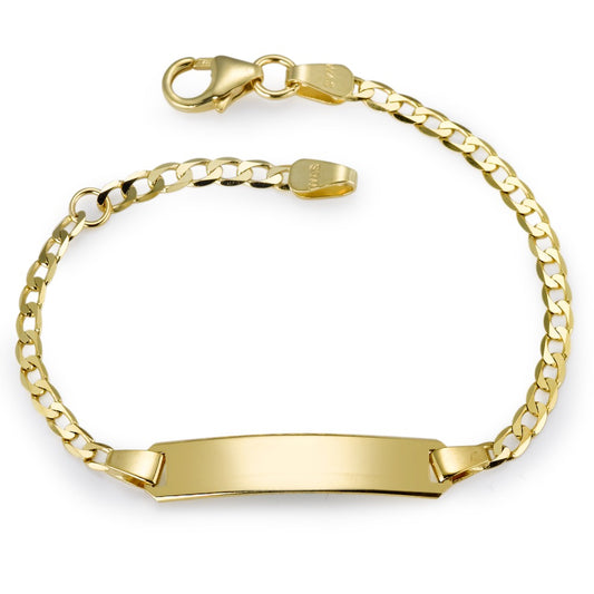 Bracciale con incisione Oro giallo 375/9K 14-16 cm