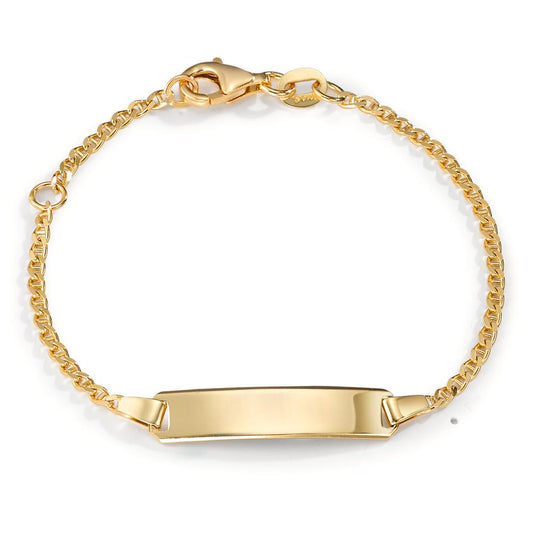 Bracciale con incisione Oro giallo 375/9K 16-18 cm