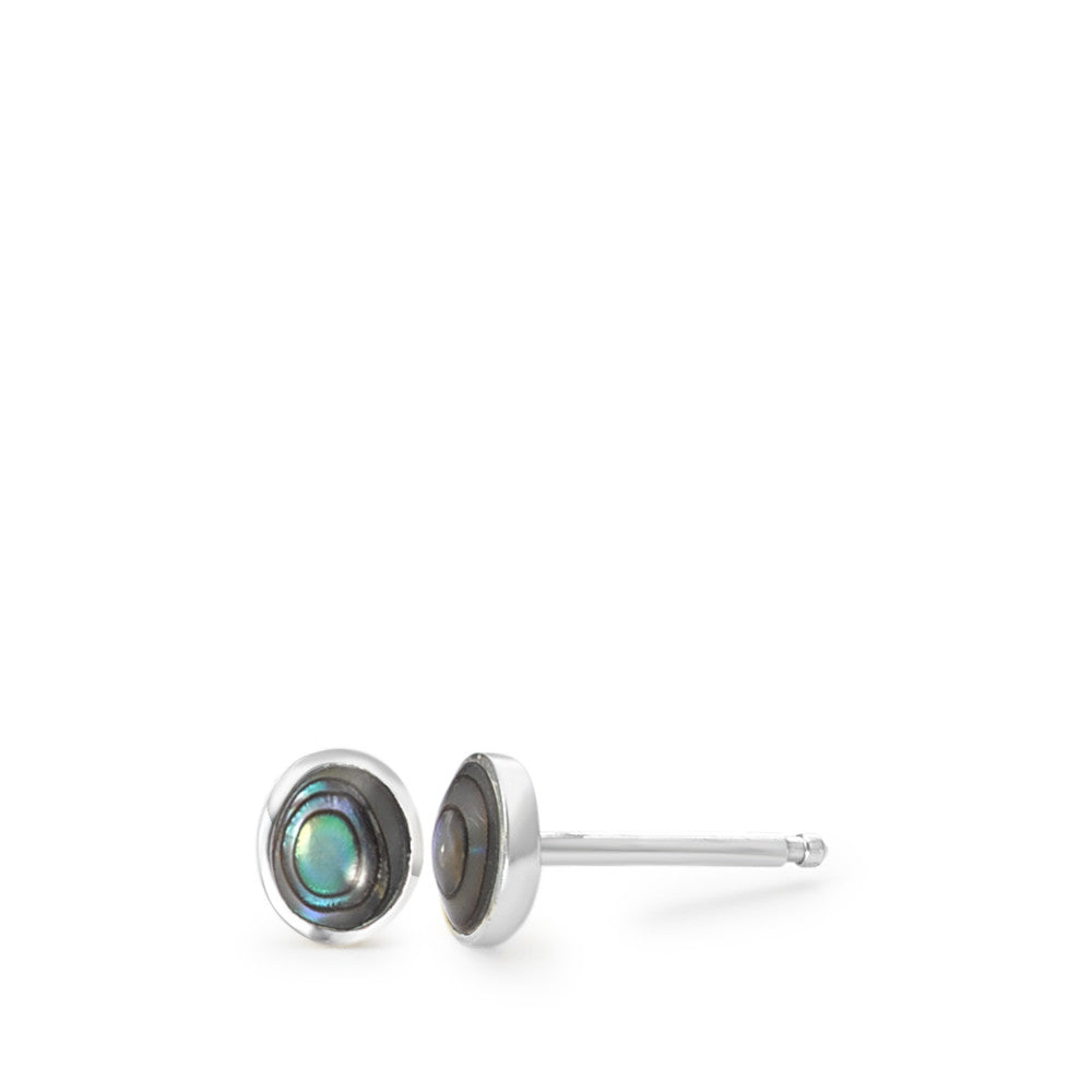 Ohrstecker Silber Abalone 2 Steine