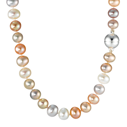 Collana Argento Perla coltivata d'acqua dolce 43 cm