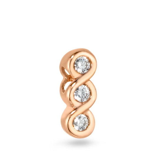 Anhänger 375/9 K Rosegold Zirkonia 3 Steine