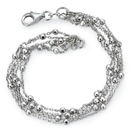 Bracelet Silver Rhodium plated 18 cm