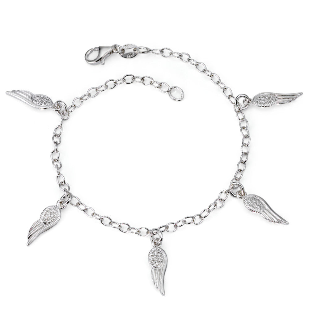 Armband Silber rhodiniert Flügel