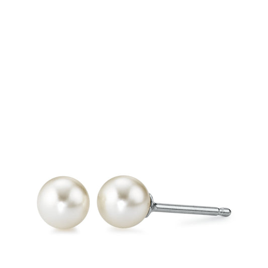 Ohrstecker Silber rhodiniert shining Pearls