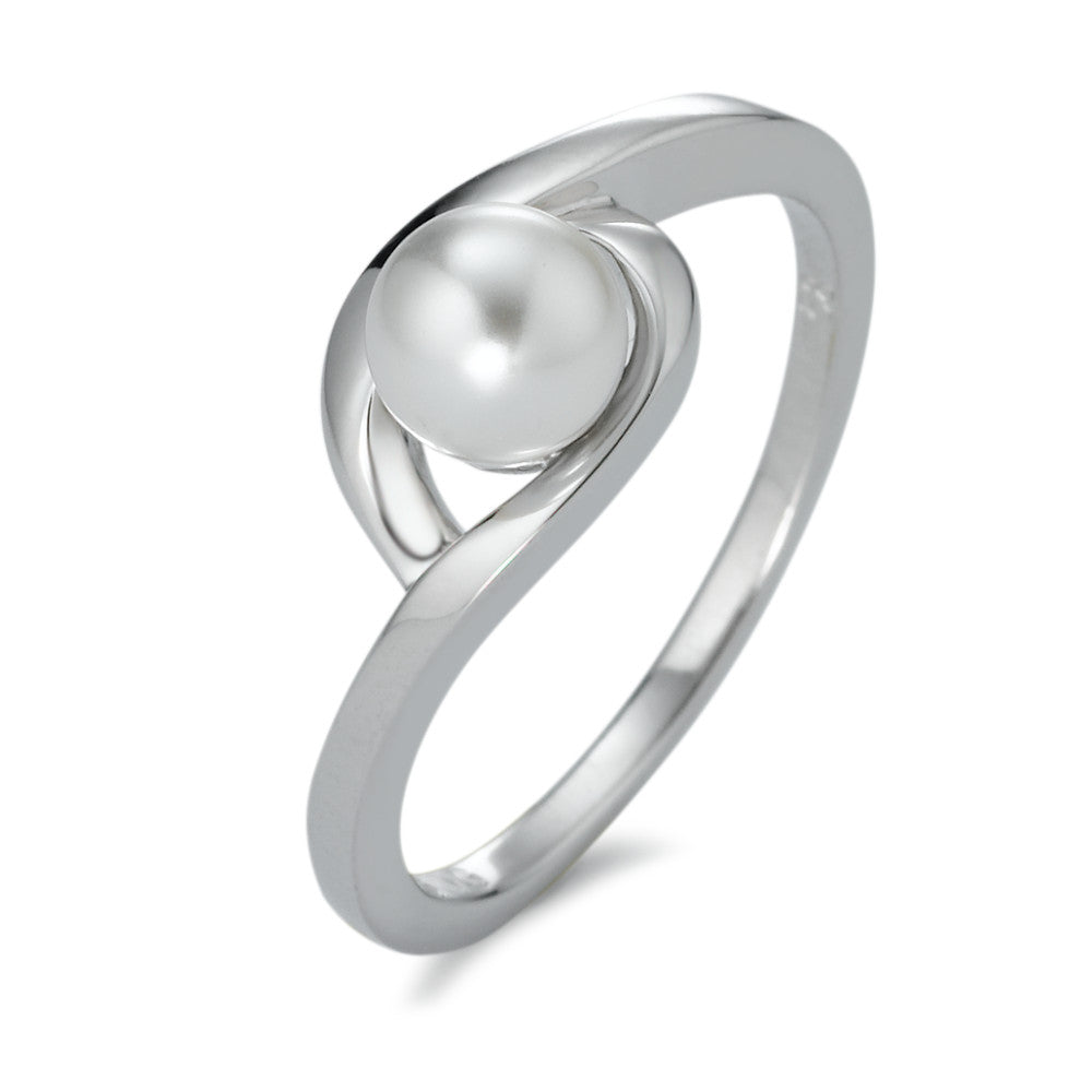 Fingerring Silber rhodiniert shining Pearls