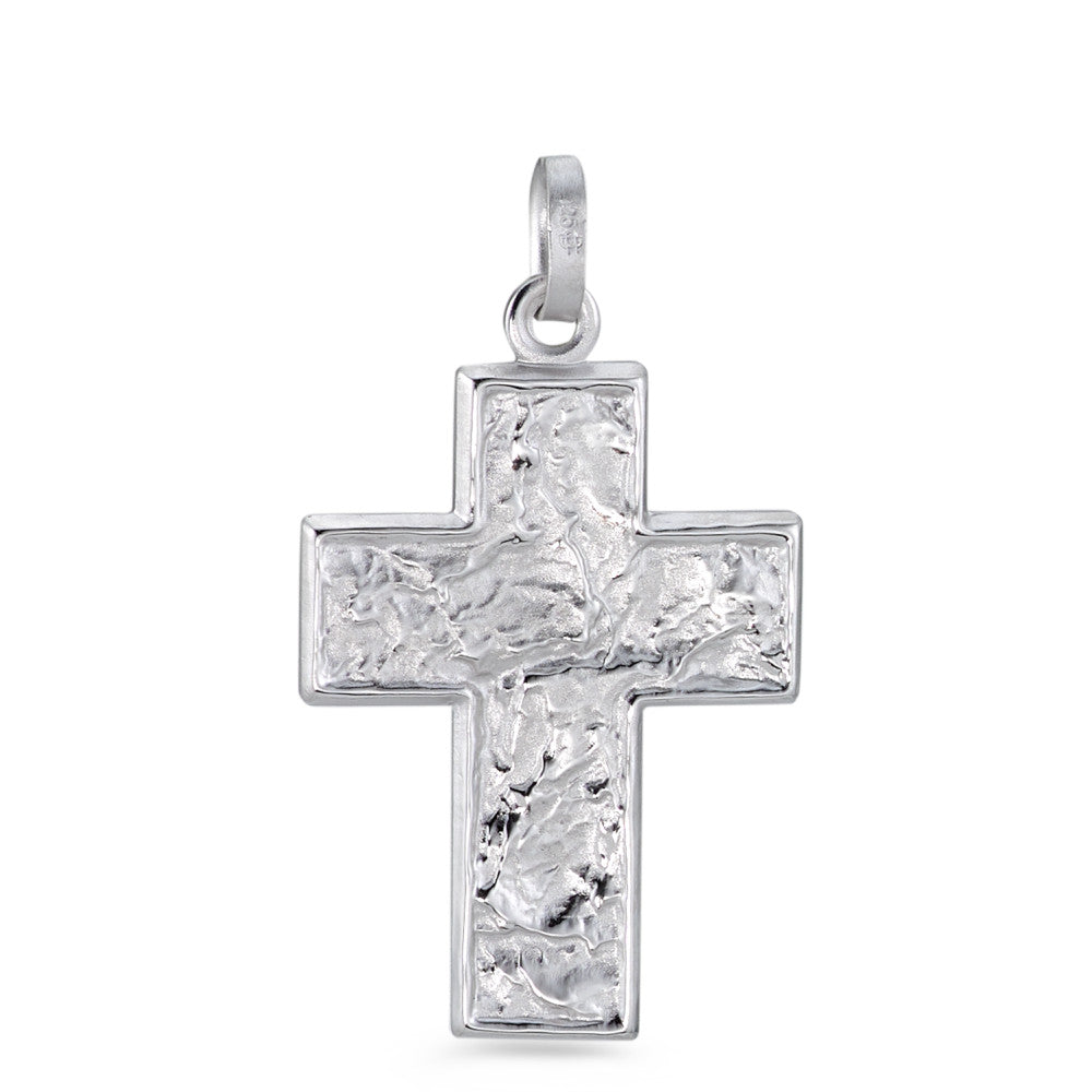 Pendant Silver Rhodium plated Cross