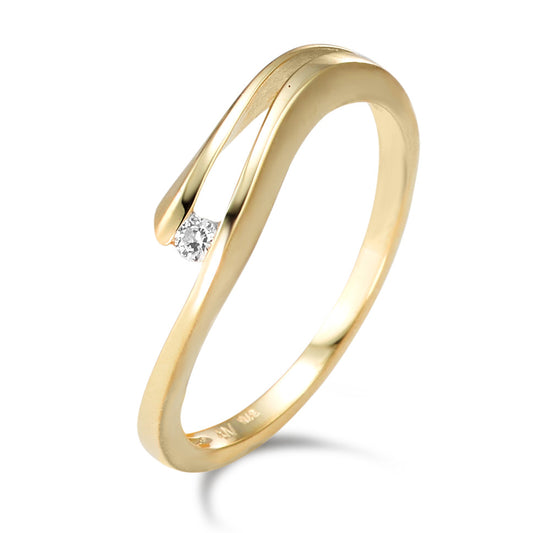 Fingerring 375/9 K Gelbgold Zirkonia