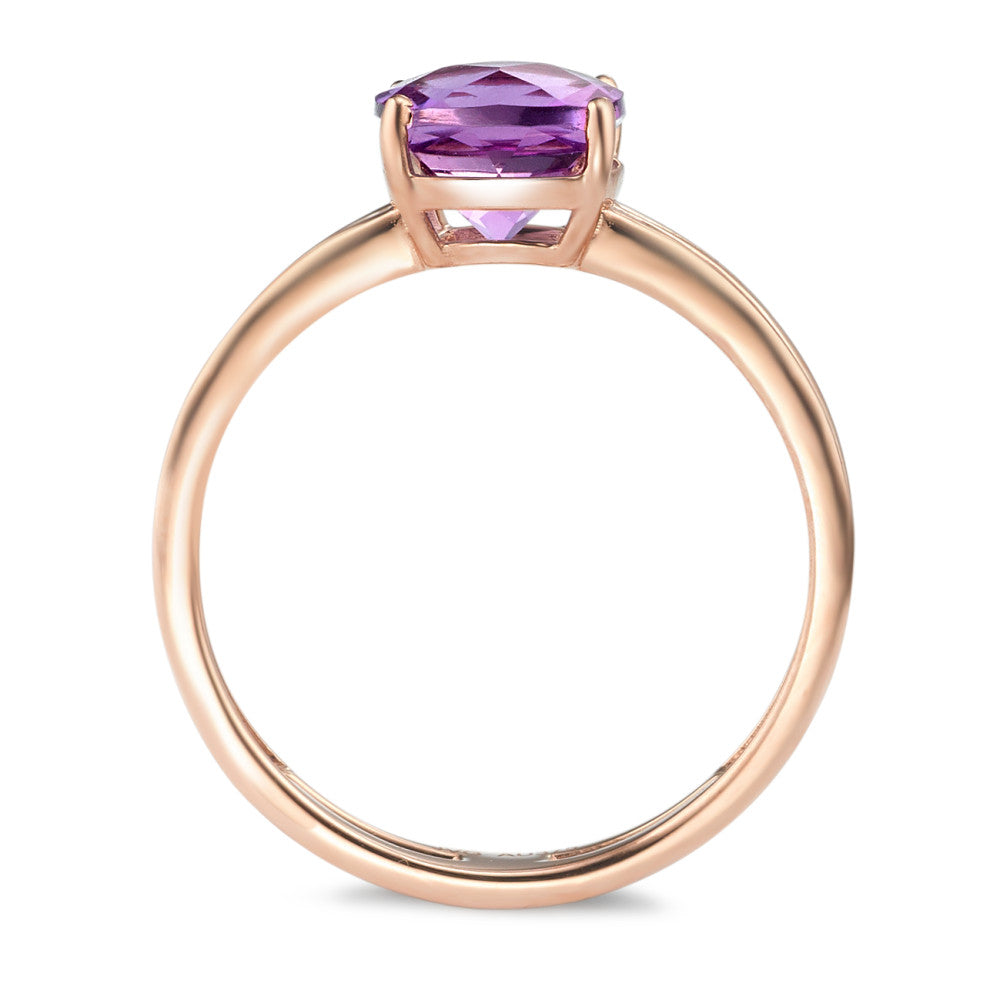 Fingerring 375/9 K Rotgold Amethyst