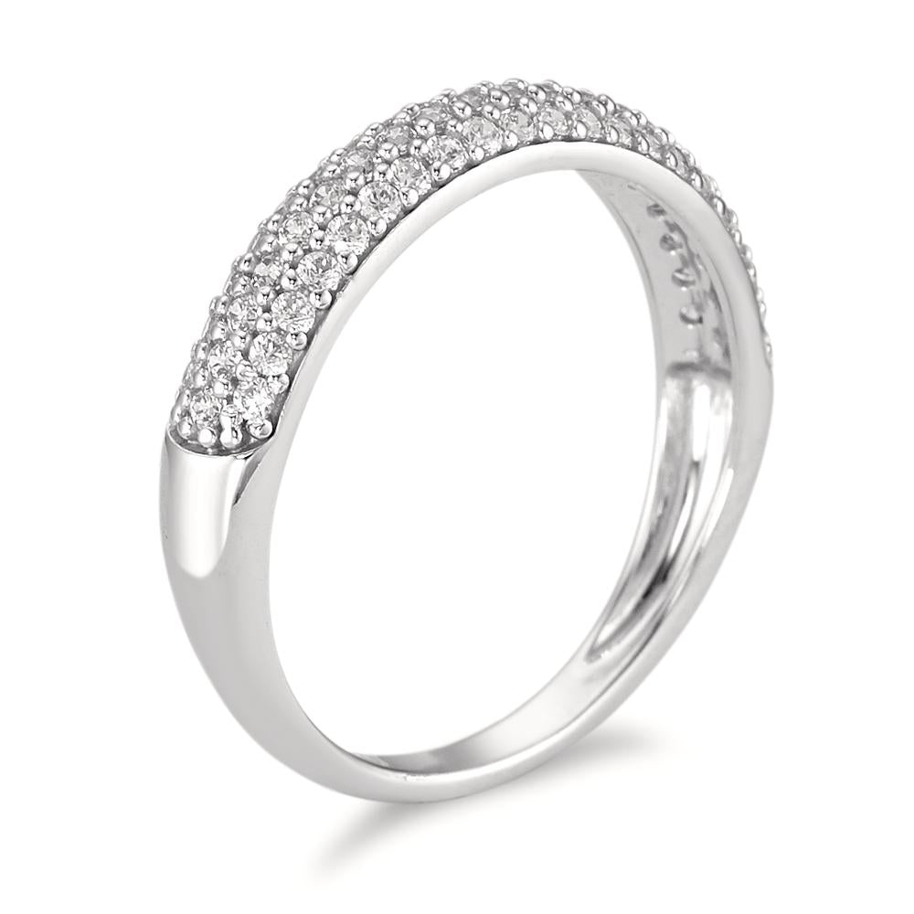 Fingerring 750/18 K Weissgold Zirkonia