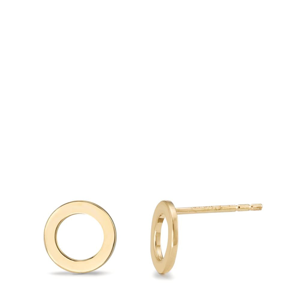 Stud earrings 18k Yellow Gold Ø8 mm