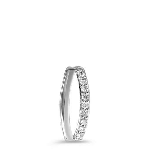 Anhänger 750/18 K Weissgold Diamant 0.06 ct, 9 Steine, w-si