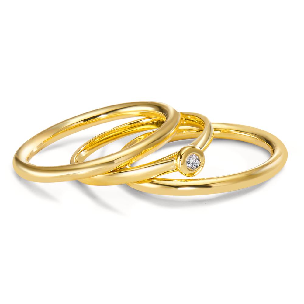 Anillo 750/oro amarillo de 18 quilates