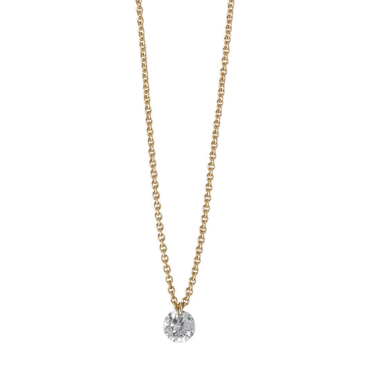 Collier 750/18 K Gelbgold Diamant 0.10 ct