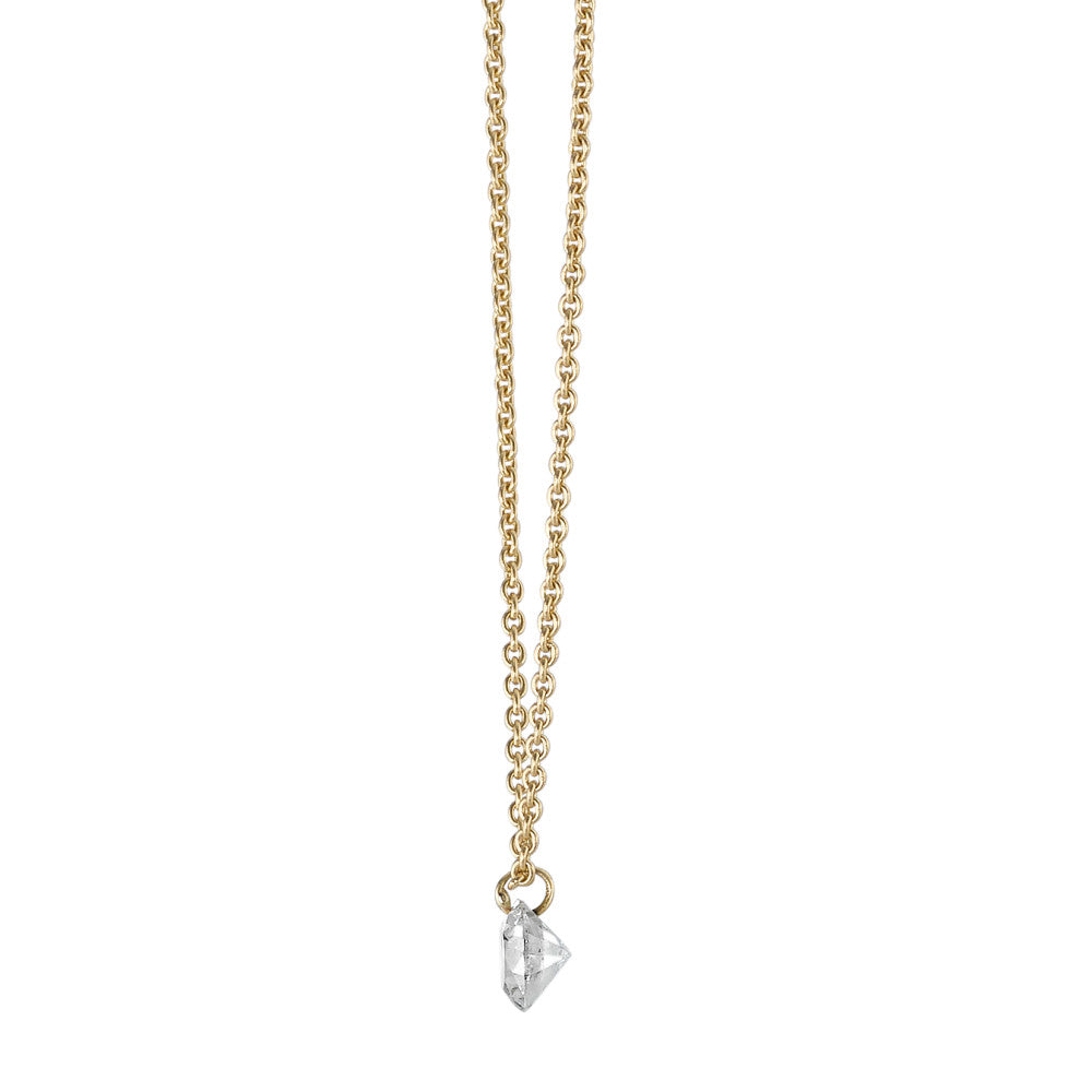 Collier 750/18 K Gelbgold Diamant 0.10 ct