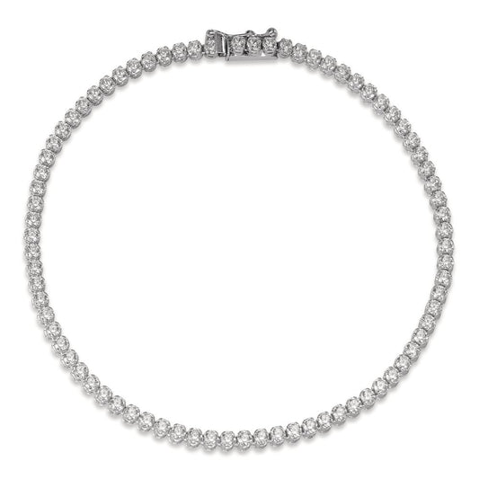 Bracelet Or blanc 14K Zircone 19 cm
